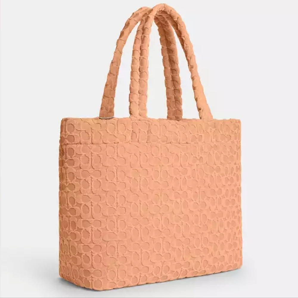 Coach Tote In Signature Terry - Picture 2 of 11